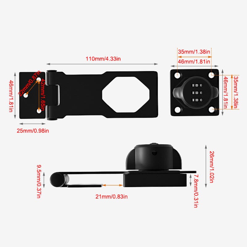 Stornfield | Housekeeping Cabinet Lock with Password