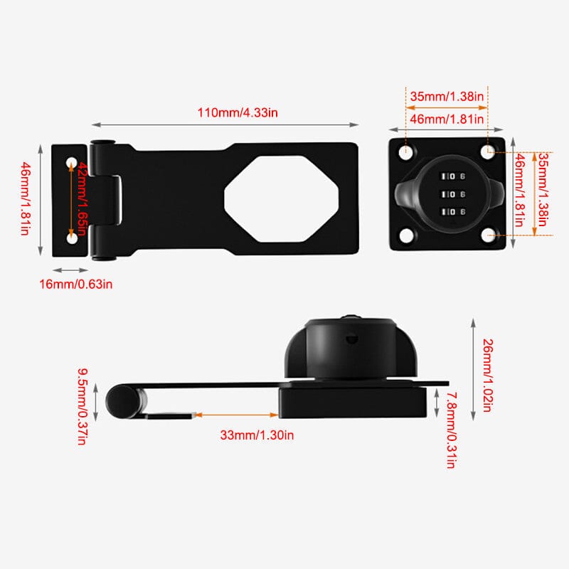 Stornfield | Housekeeping Cabinet Lock with Password
