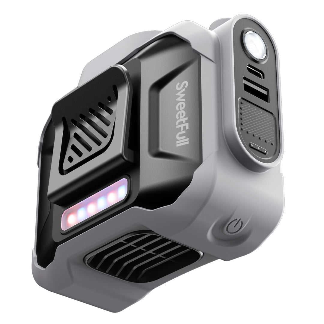 10000mAh Waist fan,Portable Belt Clip on Personal Fan | Stornfield