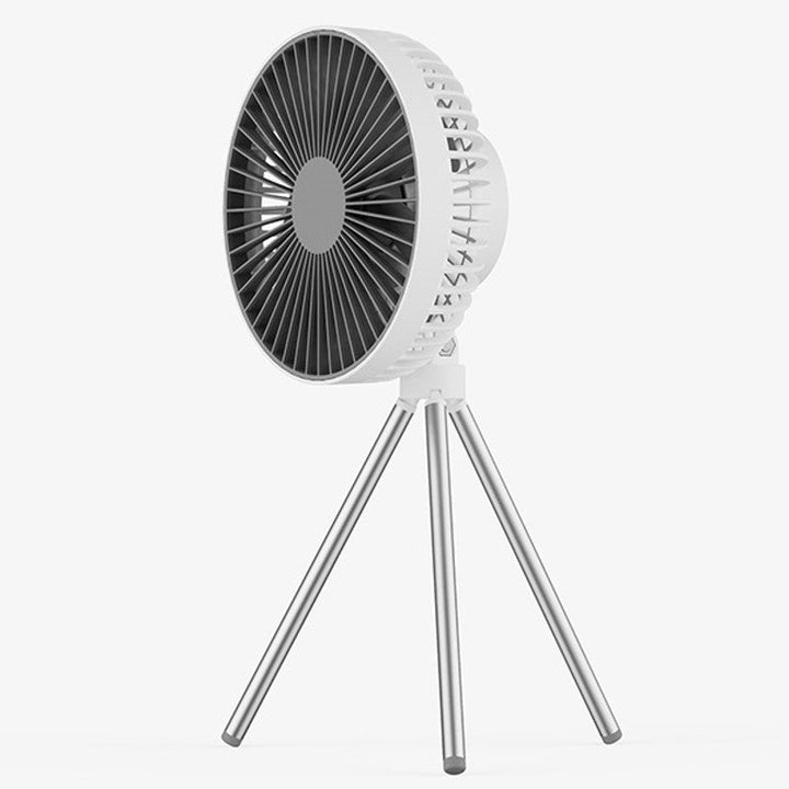 Portable Rechargeable Fan with Flexible Tripod & 3 Speed Settings, for Travel, Office, Room, Outdoor | Stornfield
