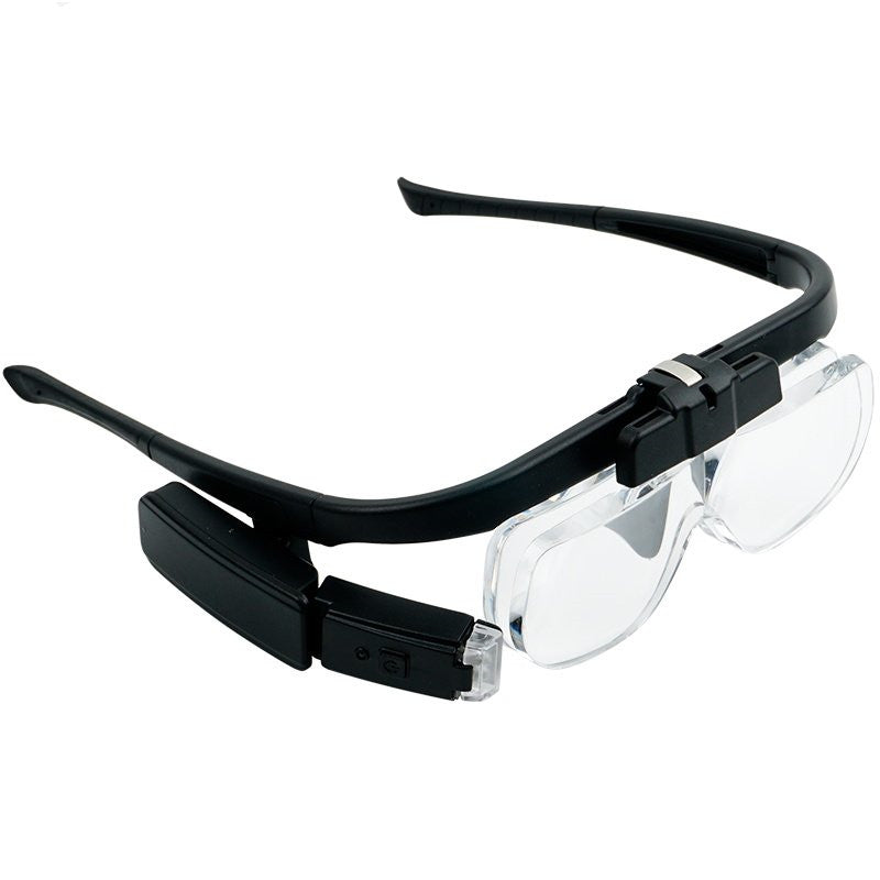 Stornfield | Portable Wearable LED Magnifying Glasses, with Adjustable Light Angle & Replaceable Lenses
