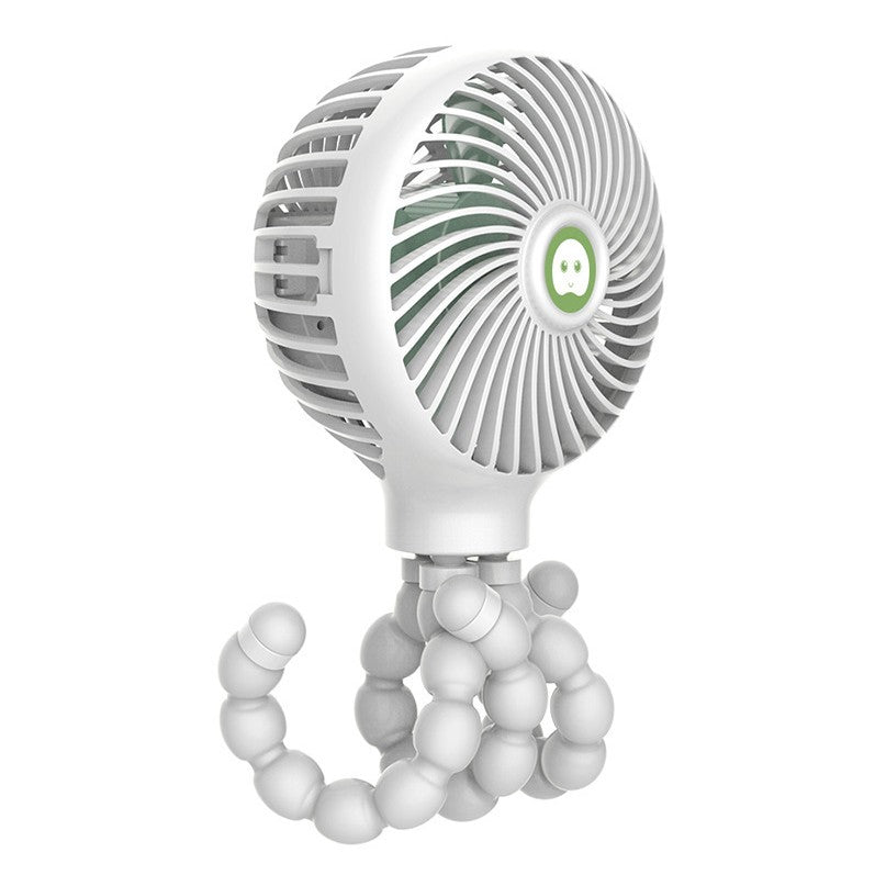 Portable Rechargeable Fan with Adjustable Tripod & 3 Wind Modes, for Home, Desk, Stroller & More | Stornfield