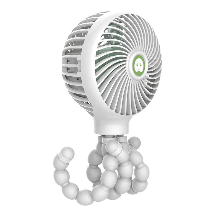 Portable Rechargeable Fan with Adjustable Tripod & 3 Wind Modes, for Home, Desk, Stroller & More | Stornfield