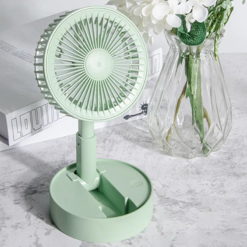 Mini fan with foldable telescopic phone holder | Stornfield