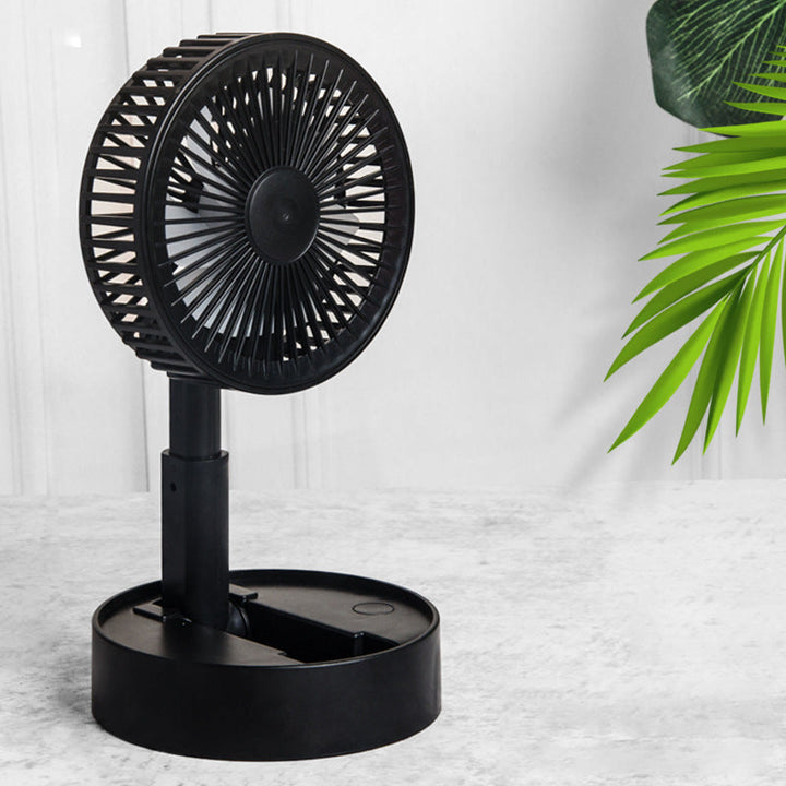 Mini fan with foldable telescopic phone holder | Stornfield