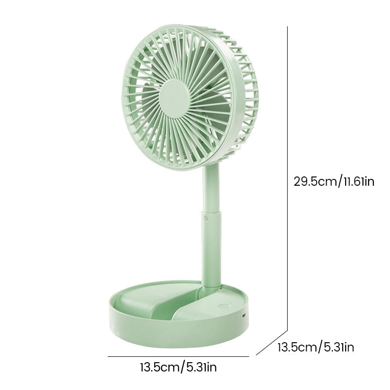 Mini fan with foldable telescopic phone holder | Stornfield