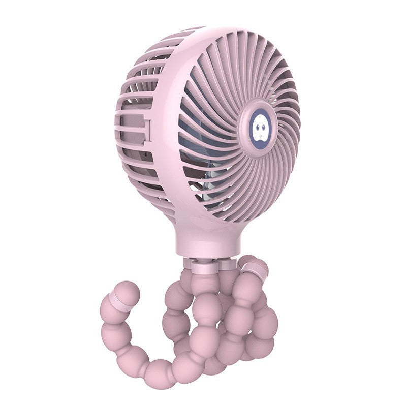 Portable Rechargeable Fan with Adjustable Tripod & 3 Wind Modes, for Home, Desk, Stroller & More | Stornfield