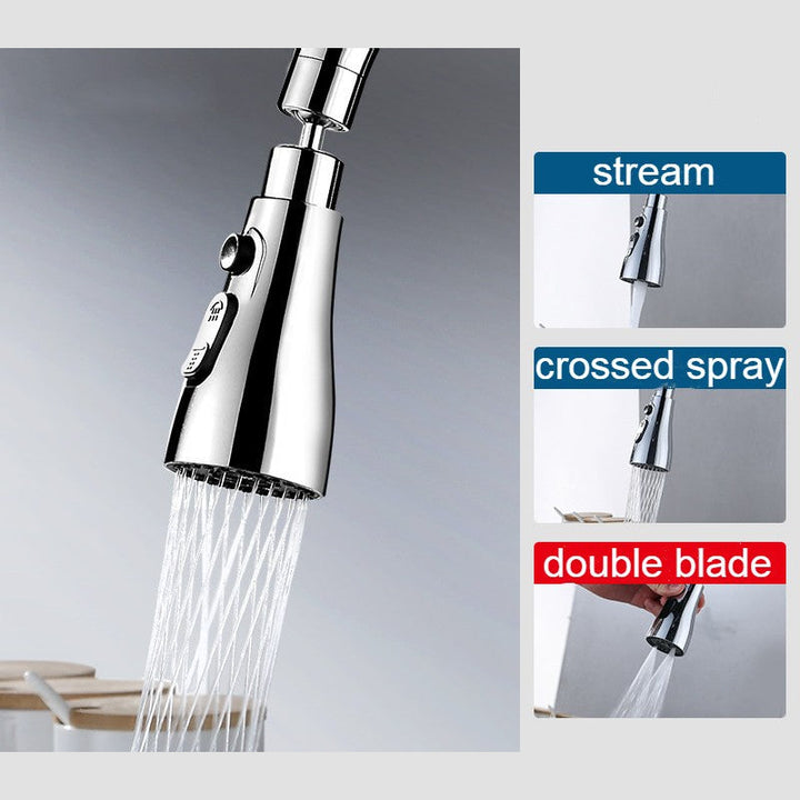 Stornfield | Pull Out Spray Head with 3 Water Modes, for Bathroom & Kitchen Faucet
