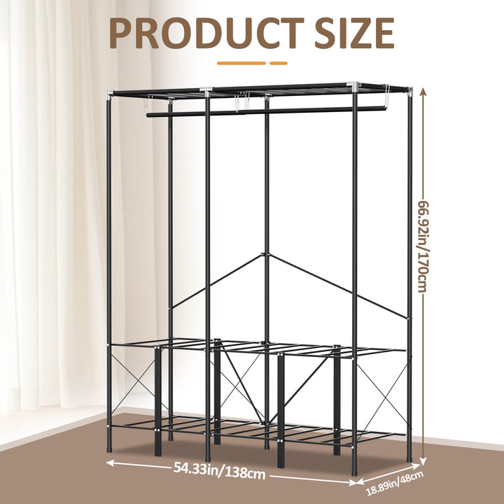 Foldable wardrobe bedroom cabinet | Stornfield