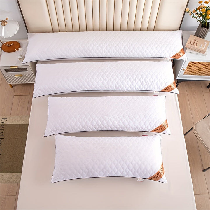 LuxurySoft - Extra Long Hypoallergenic Pillow for Back and Side Sleepers, Soft and BreathaStornfielde, Machine WashaStornfielde | Stornfield