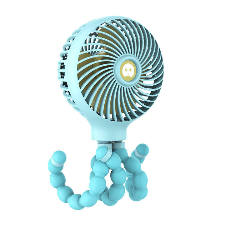 Portable Rechargeable Fan with Adjustable Tripod & 3 Wind Modes, for Home, Desk, Stroller & More | Stornfield
