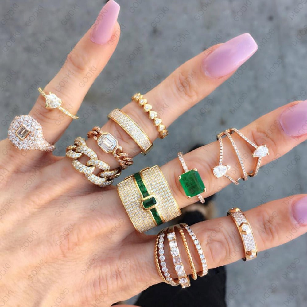 Stornfield | Monaco Design Luxury Statement Stackable Ring For Women