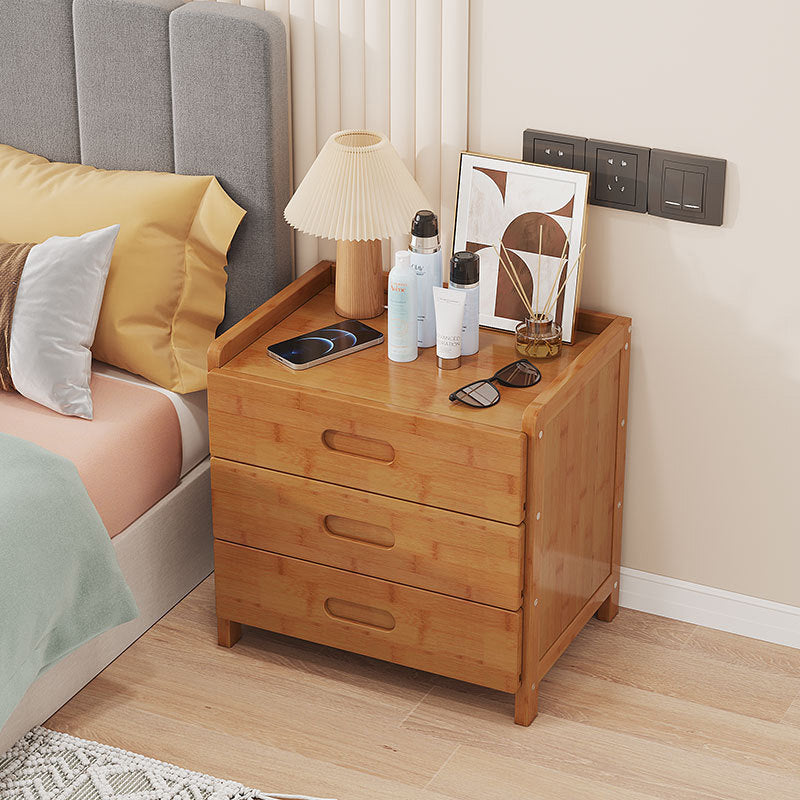 Stornfield | HanaCrate Japanese Nightstand | Solid Wood | 1 or 3 Drawers | Minimalist Bedroom Design