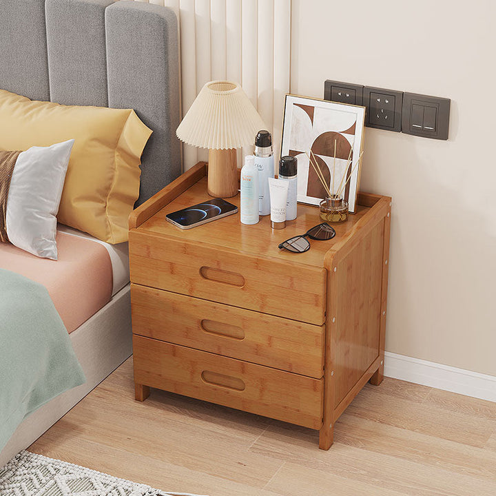Stornfield | HanaCrate Japanese Nightstand | Solid Wood | 1 or 3 Drawers | Minimalist Bedroom Design