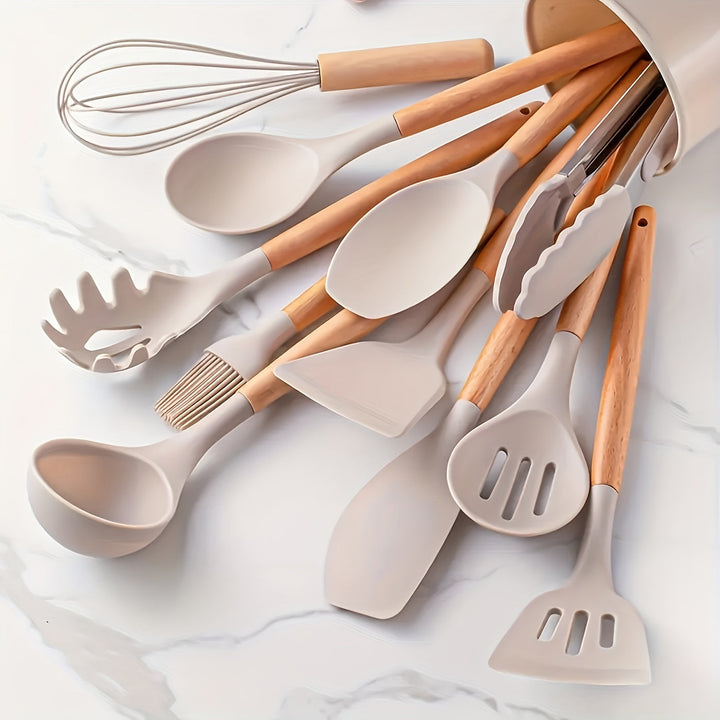 Stornfield | Silicone Cooking Utensil Set – Heat and Scratch Resistant