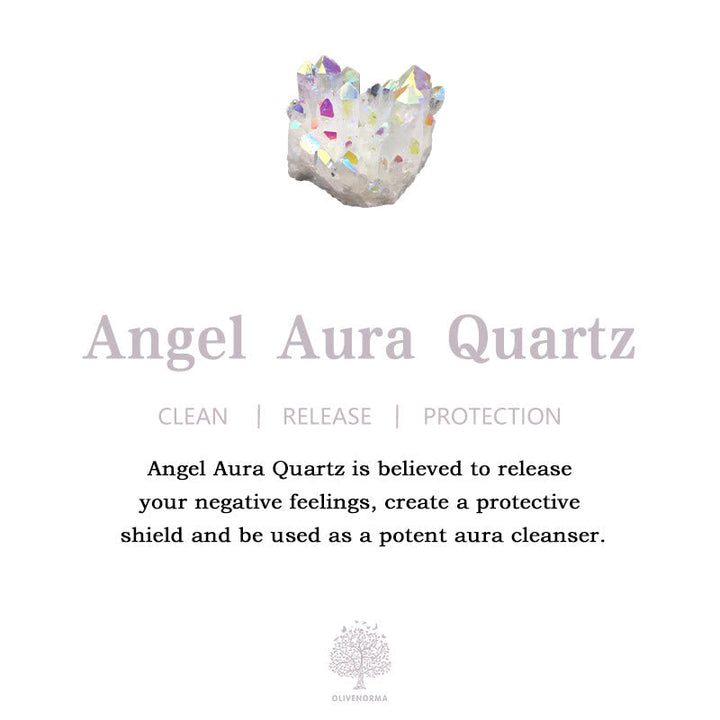 Stornfield | Frendorf Angel Aura Quartz Crystal Wands Gemstone Decor