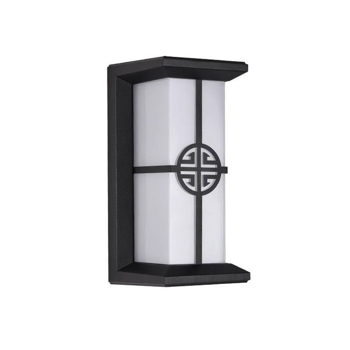 Modern Industrial Cuboid Aluminum Acrylic LED Waterproof Outdoor Wall Sconce Lamp For Outdoor Patio | Stornfield