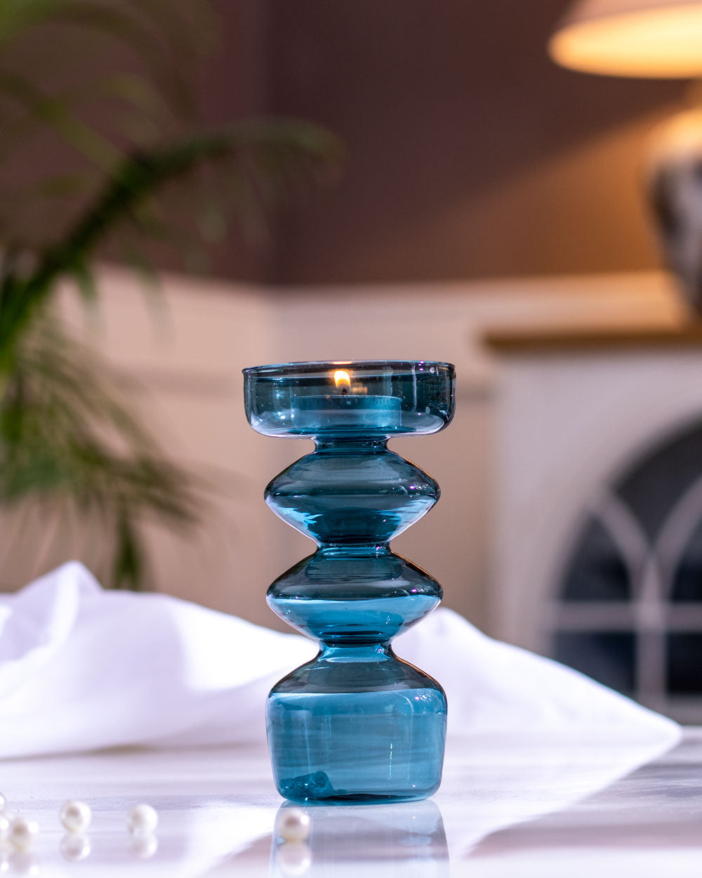 Stornfield | Stemmed Glass Candle Holder