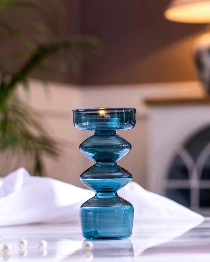 Stornfield | Stemmed Glass Candle Holder