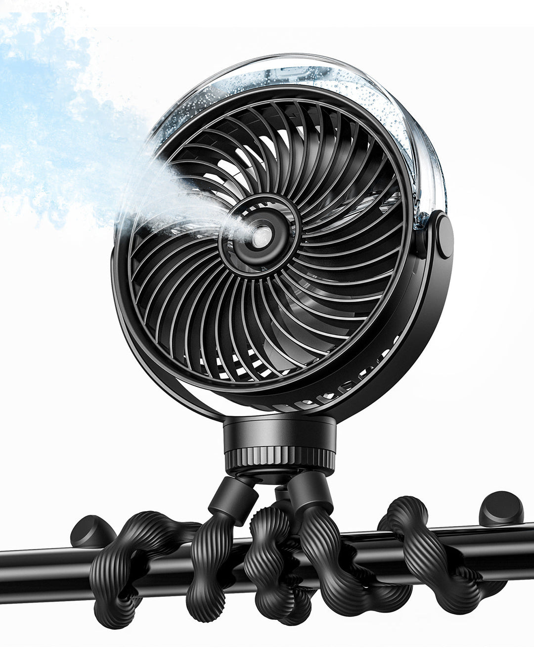 Misting Stroller Fan – Portable Baby Fan with Spray | Stornfield