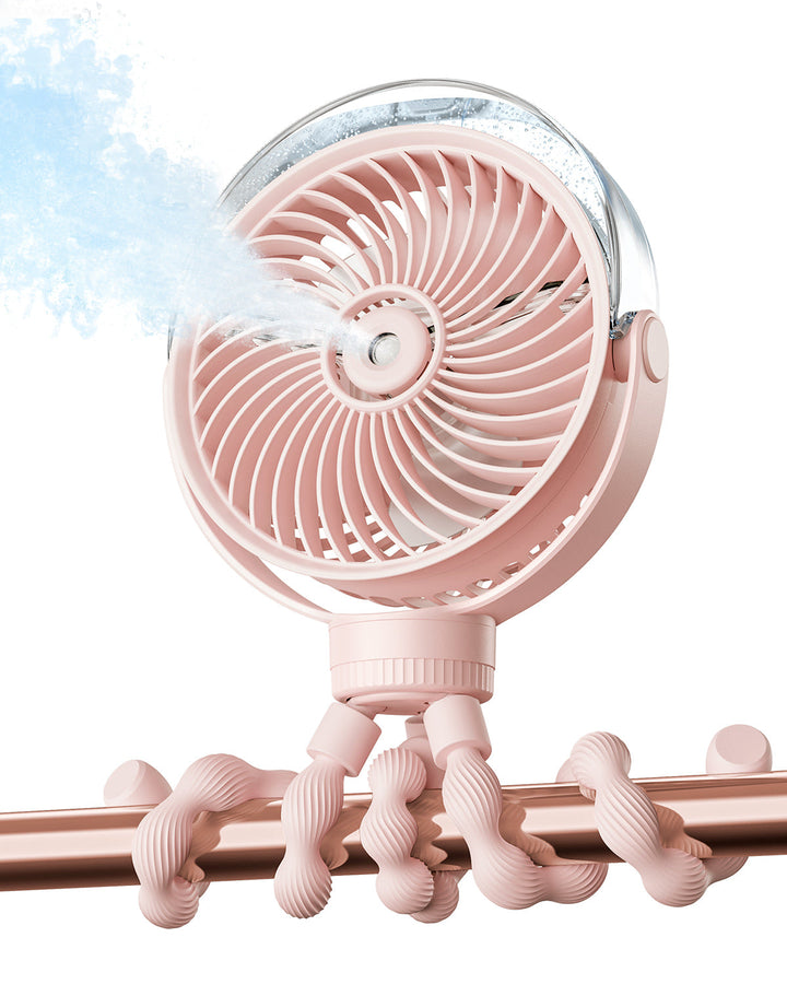 Misting Stroller Fan – Portable Baby Fan with Spray | Stornfield