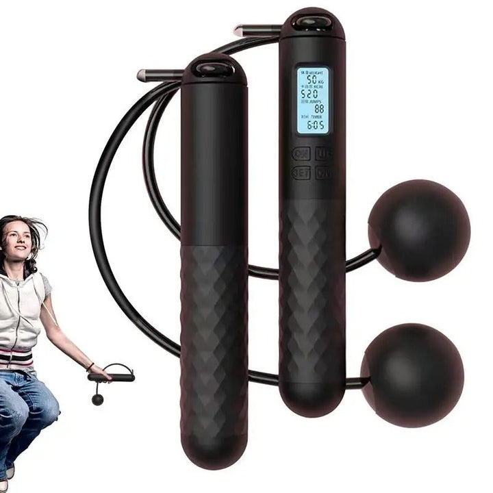 Wireless Jump Rope with Counter – Weighted Handles for Home Cardio Workouts | Stornfield