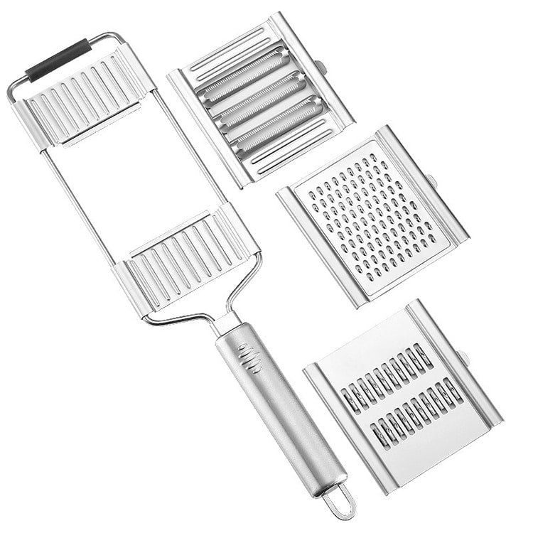 Grater 3-in-1 Stainless Steel - for Vegetables, Fruits etc. | Stornfield
