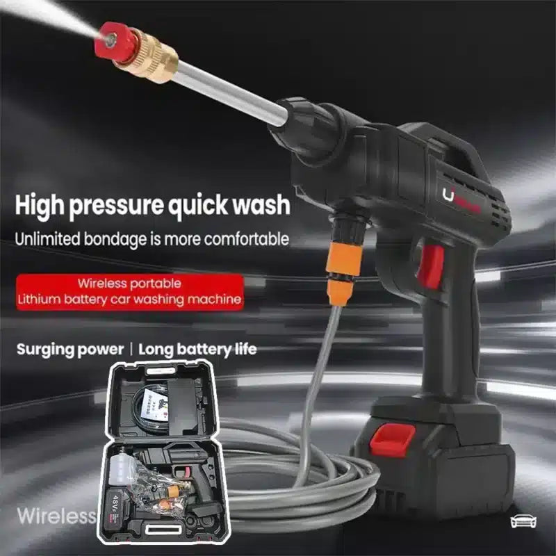 Portable high-pressure cleaner 7 bar/101 PSI – with battery including charger – | Stornfield