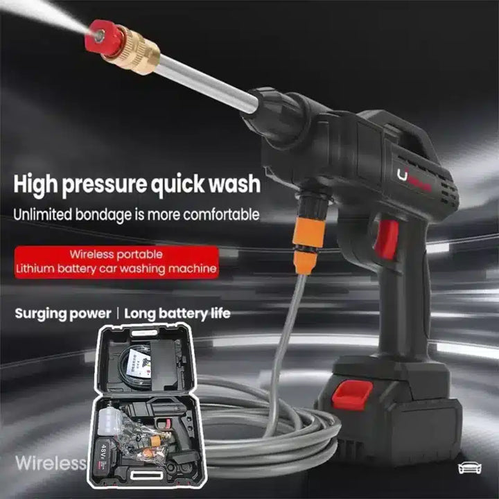 Portable high-pressure cleaner 7 bar/101 PSI – with battery including charger – | Stornfield