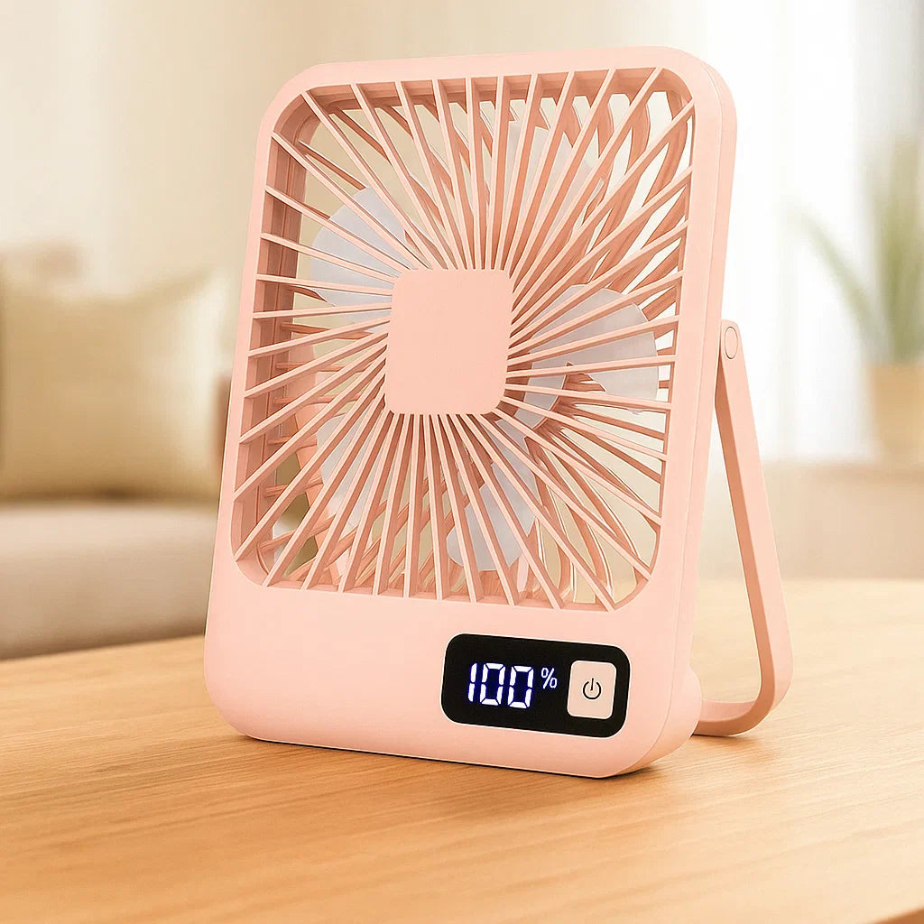 Portable USB Rechargeable Table Cooling Fan | Stornfield