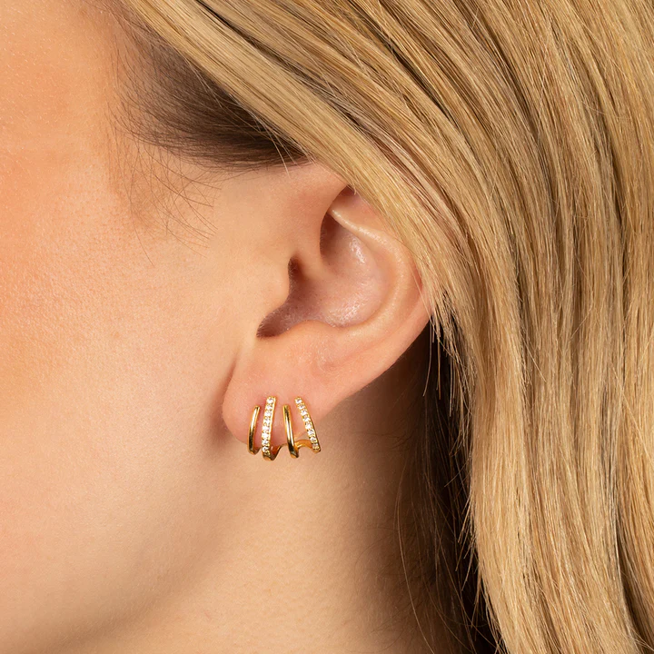 Stornfield | Women’s Twist Earrings | Lightweight Statement Jewelry | Hypoallergenic Finish