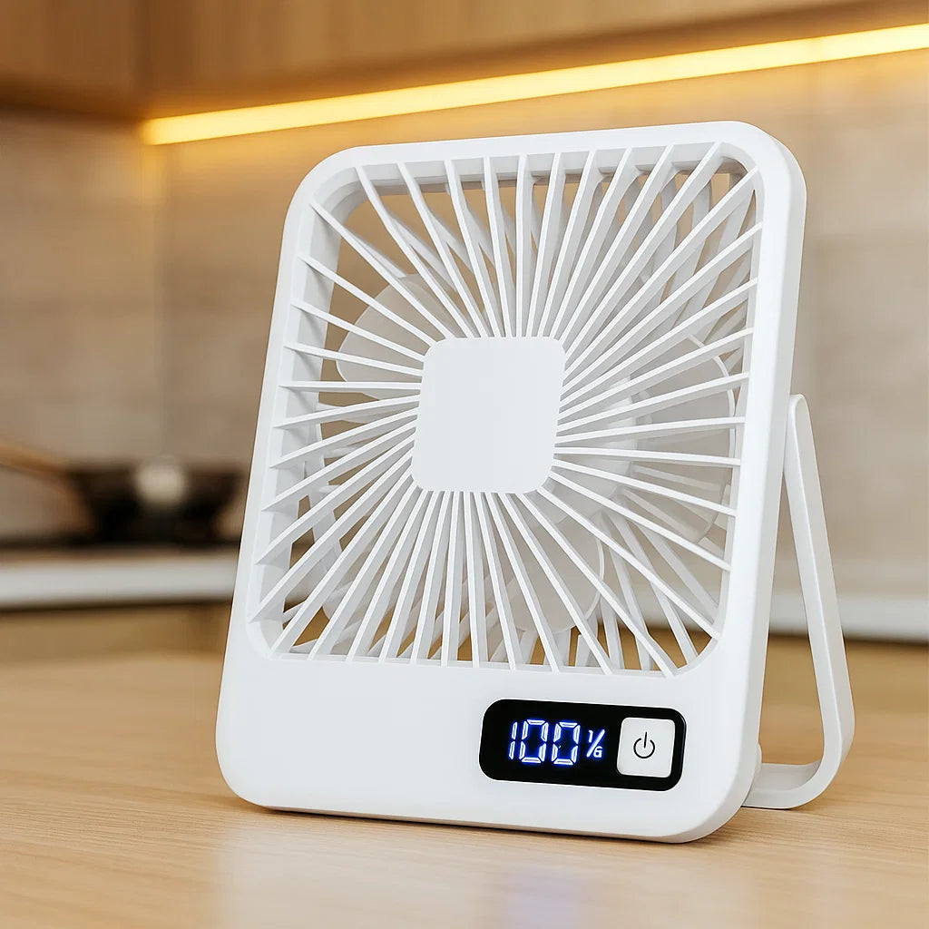 Portable USB Rechargeable Table Cooling Fan | Stornfield