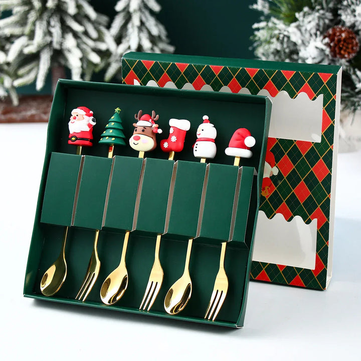 Elegant Christmas cutlery set for festive occasions | Stornfield