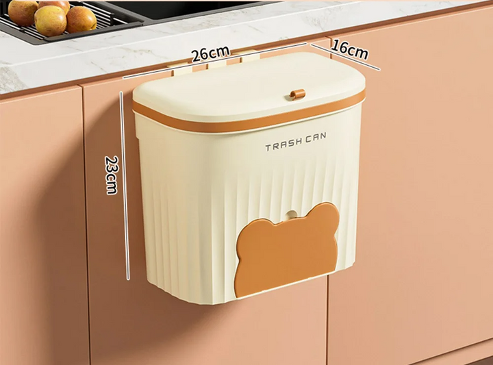 EcoBin Kitchen & Bathroom Wall Trash Can – 8.5L / 12L with Lid Stornfield