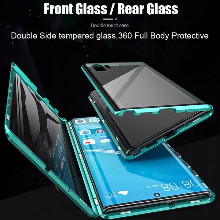 Stornfield | Double-Sided Magnetic Tempered Glass Phone Case for Samsung