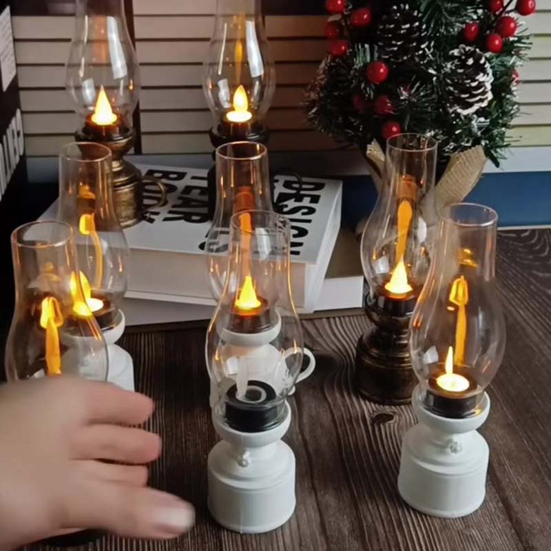 Electronic LED Vintage Oil Lamp | Stornfield