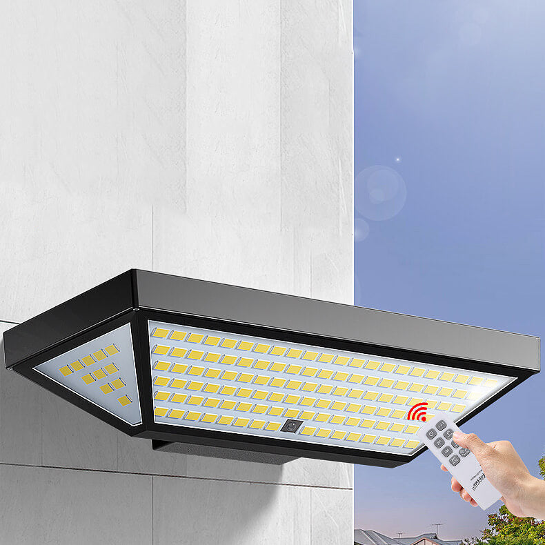 Simple Solar Trapezoid LED Multifunctional Outdoor Waterproof Garden Wall Sconce Lamp | Stornfield