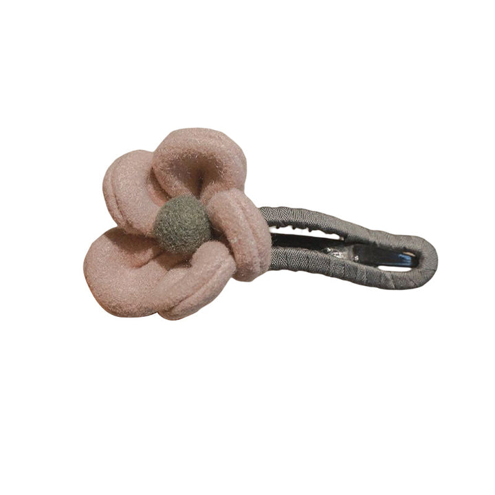 Elegant Plush Flower Hairpins Stornfield