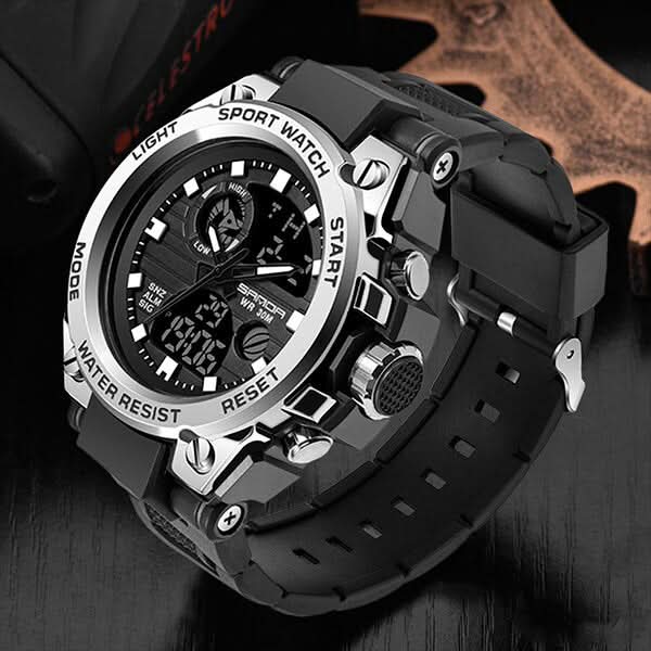Stornfield | Men’s Military Watch with Analog Digital Display and Features