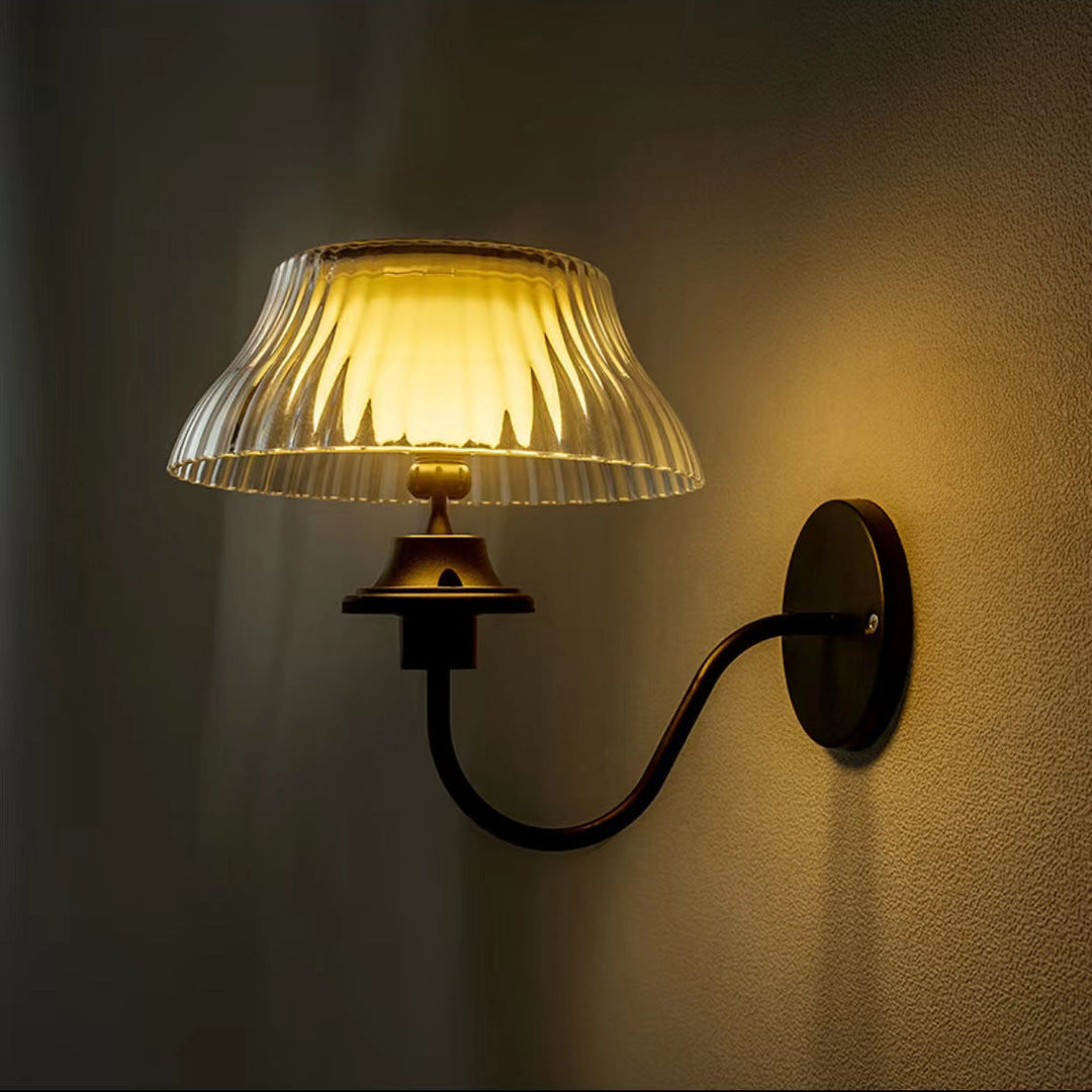 Contemporary Retro Solar Iron Alloy Plastic LED Waterproof Wall Sconce Lamp For Outdoor | Stornfield