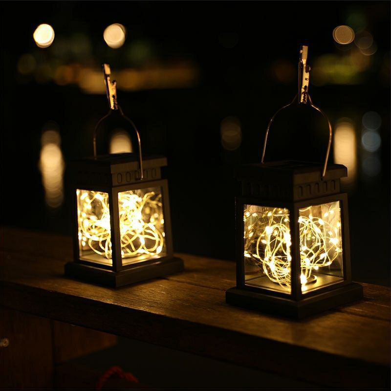 Modern Minimalist Solar Rectangular Iron Glass LED Outdoor Light For Garden | Stornfield