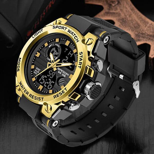 Stornfield | Men’s Military Watch with Analog Digital Display and Features