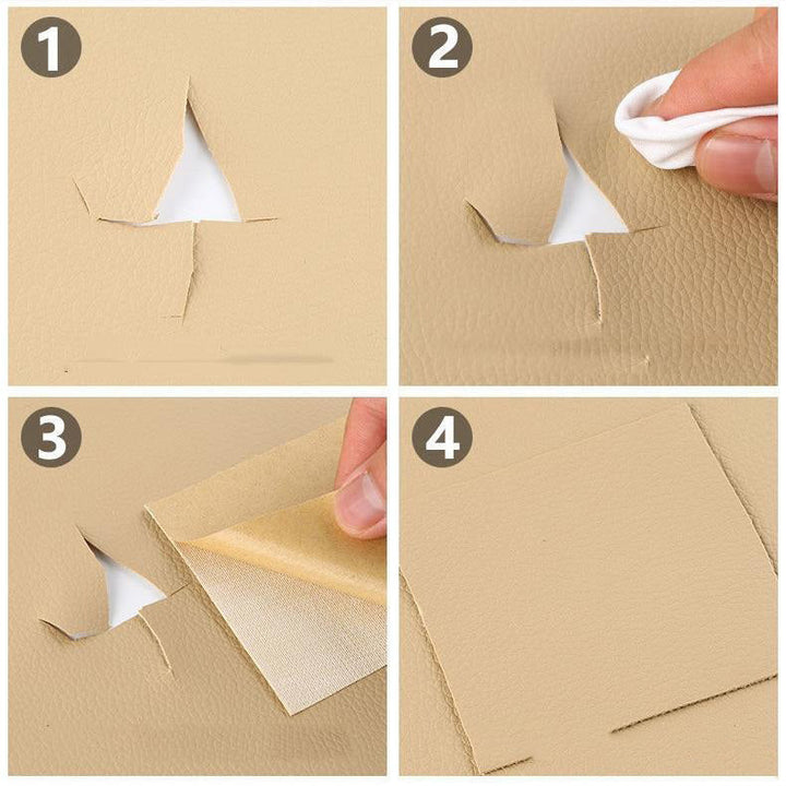 ReviLeer Self-Adhesive PU Leather Patch – Waterproof Repair Patch for Furniture | Stornfield