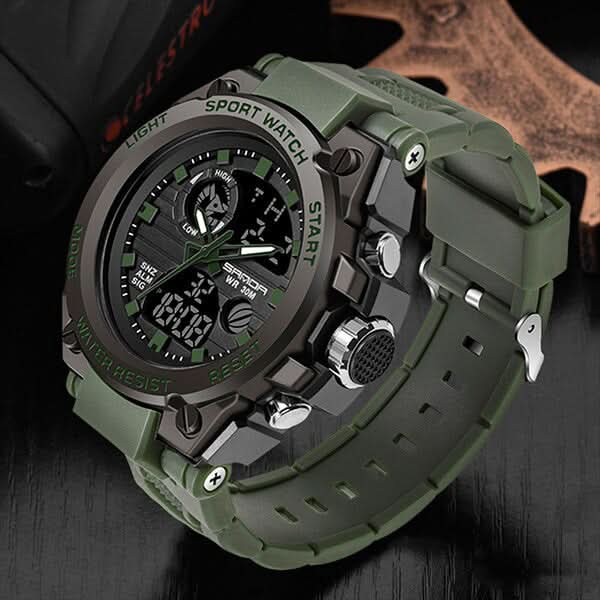 Stornfield | Men’s Military Watch with Analog Digital Display and Features