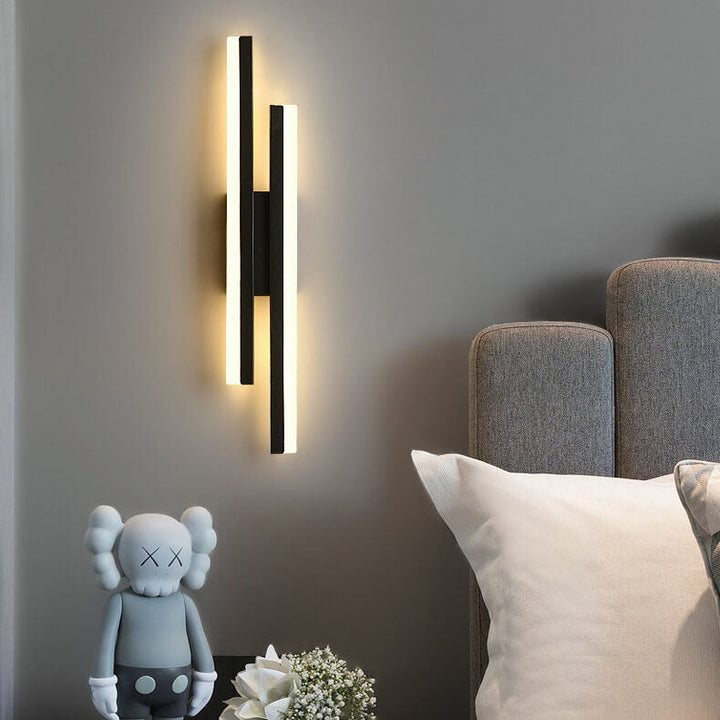 Stornfield | LuxLine Modern LED Wall Light | Minimalist Design | Iron & Acrylic | Dimmable Light