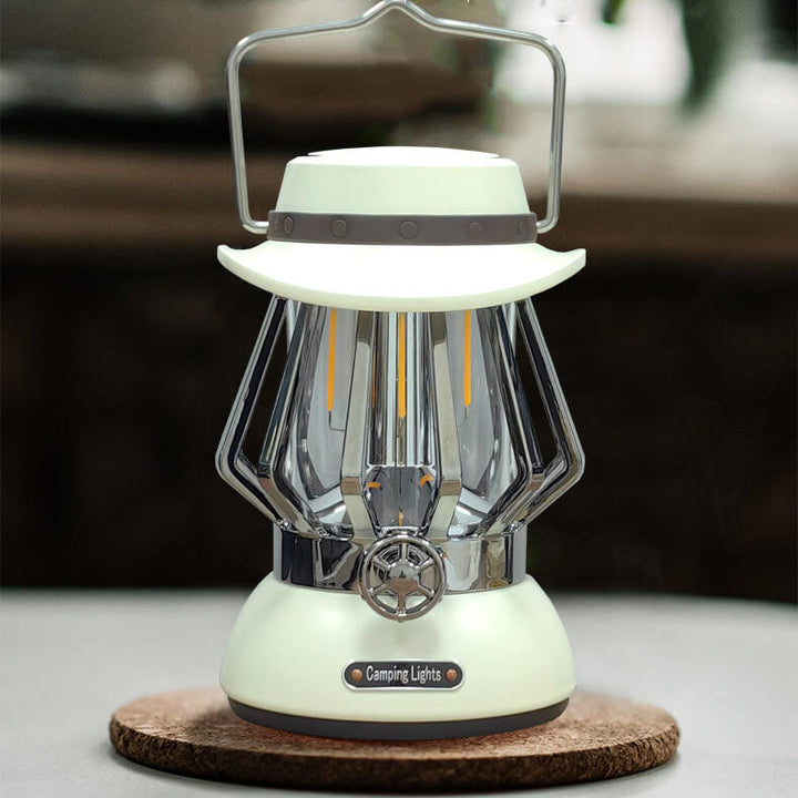 Modern Handheld Metal Texture Camping LED Outdoor Light | Stornfield