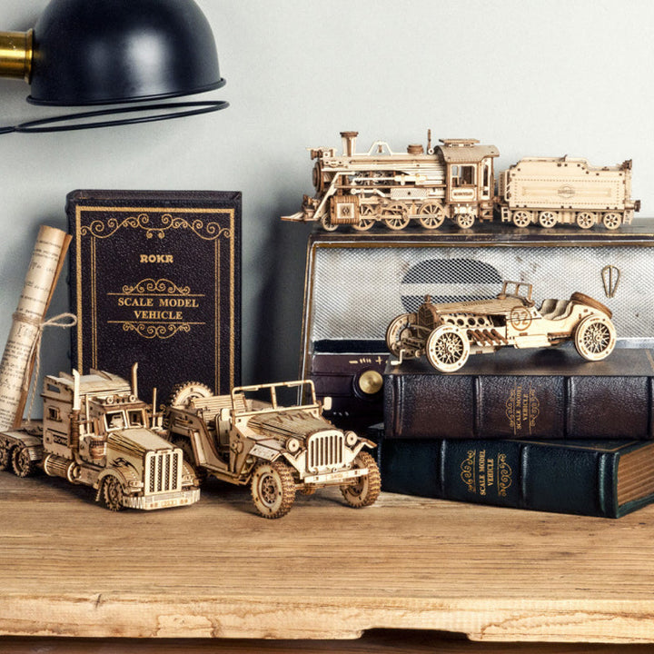 Super Wooden Mechanical Model Puzzle Set | Stornfield