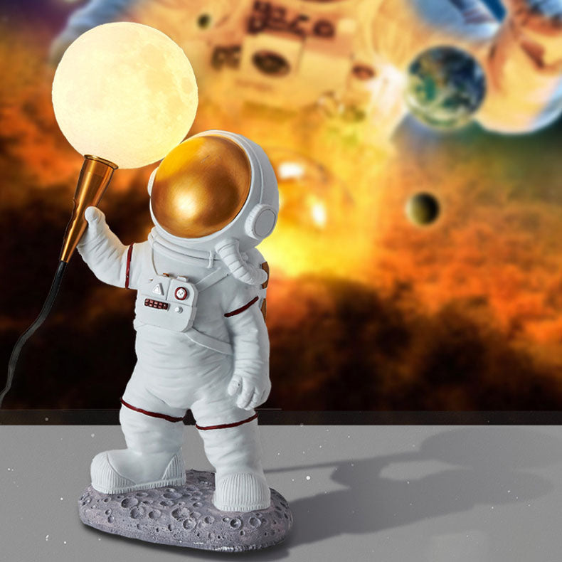 Stornfield | CosmoBuddy Astronaut Wall Lamp | Creative Design | Resin & ABS | LED Bedroom Lamp