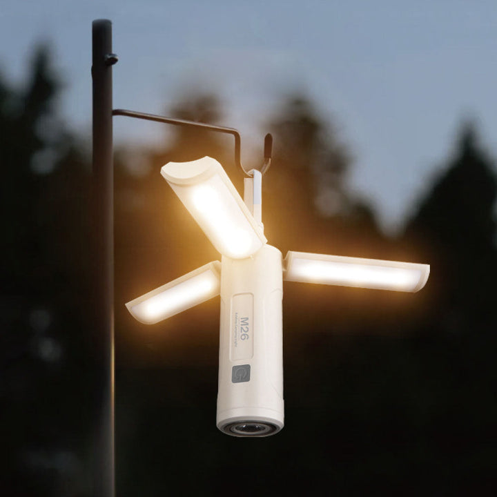 Contemporary Creative Solar Handheld Cylindrical Iron Acrylic LED Outdoor Light For Outdoor Patio | Stornfield