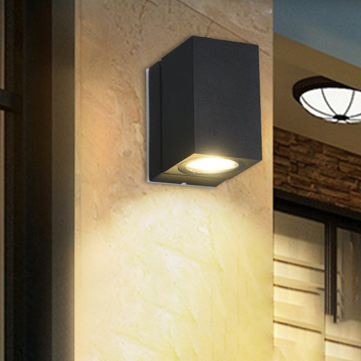 Modern Simplicity Waterproof Adjustable Angle Square Aluminum LED Wall Sconce Lamp For Outdoor Patio | Stornfield